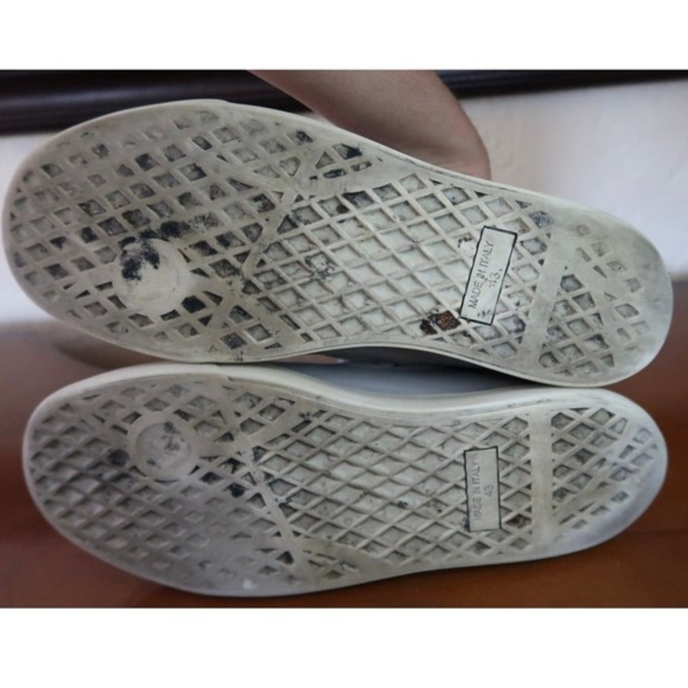 Giuseppe Zanotti Sloan Mens 43 Or‎ 10 Grey Suede Zip Up Sneakers - Picture 5 of 7